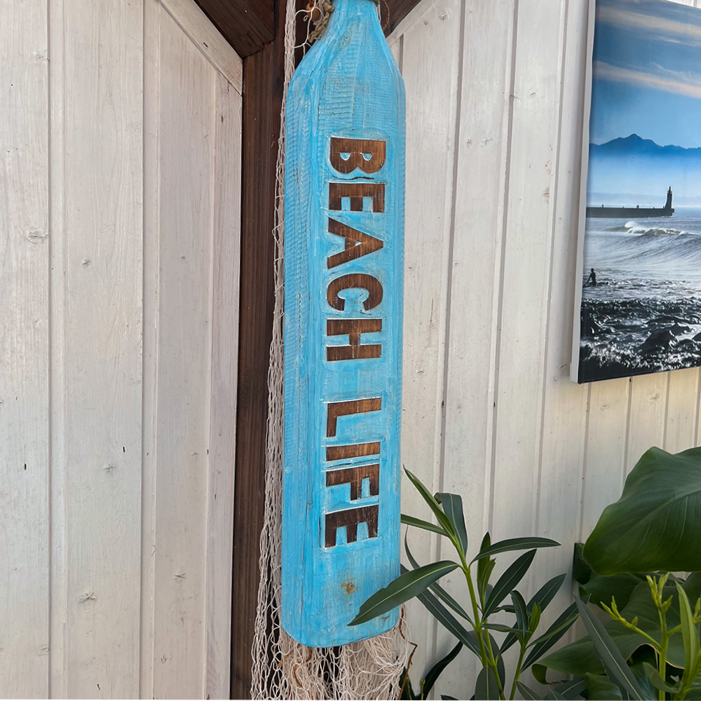Holz Paddel "Beach Life" 115cm Deko