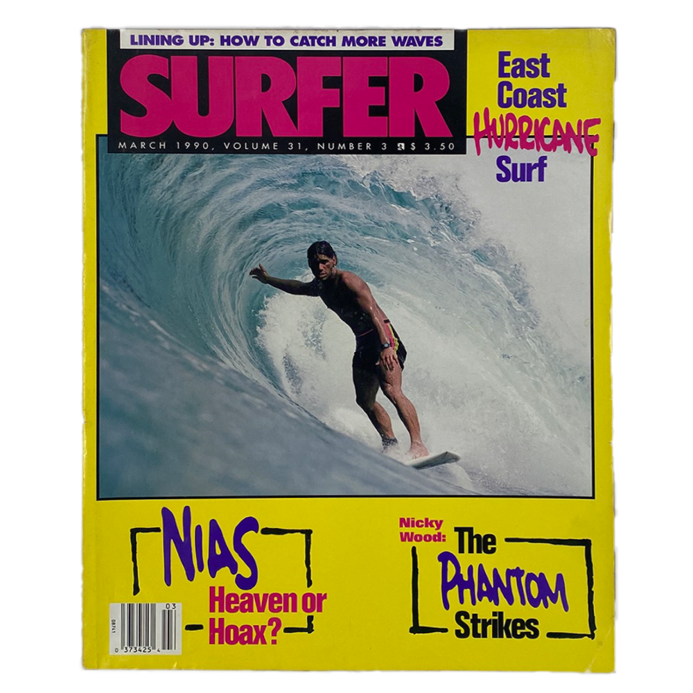 SURFER Magazin März 1990 – Nias, Hurricane Surf & Phantom Strikes