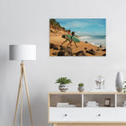 Florianópolis, Brasilien – Insel in Santa Catarina mit über 40 Stränden und Heimspot brasilianischer Pro-Surfer. Kunstdruck auf Alu-Dibond.