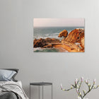 Santa Cruz, Spanien – Kanarische Hauptstadt Teneriffas mit Reefbreaks an der Nordküste wie El Confital. Kunstdruck auf Alu-Dibond.