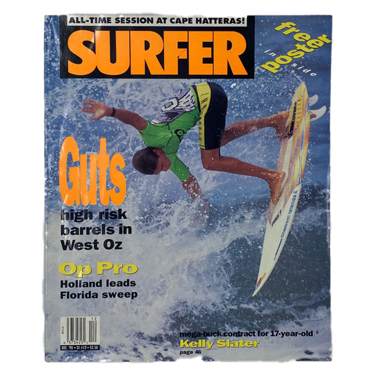 SURFER Magazin Dezember 1990 – Guts & Kelly Slater