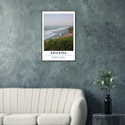 Ericeira, Portugal – World Surfing Reserve nördlich von Lissabon mit Reefbreaks wie Coxos und Ribeira d'Ilhas. Poster im Metallrahmen.