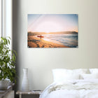 Capbreton, Frankreich – Hafenstadt an der französischen Atlantikküste mit Gouf-Canyon vor der Küste und kräftigen Beachbreaks. Kunstdruck auf Acrylglas.