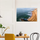Capbreton, Frankreich – Hafenstadt an der französischen Atlantikküste mit Gouf-Canyon vor der Küste und kräftigen Beachbreaks. Kunstdruck auf Alu-Dibond.