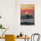 Kuta Beach, Bali (Indonesien) – Belebter Beachbreak im Süden Balis, klassischer Einsteiger-Spot mit weichen Wellen. Kunstdruck auf Acrylglas.