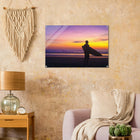 Montañita, Ecuador – Pazifik-Surferdorf an der Ruta del Sol mit rechtem Pointbreak und Backpacker-Szene. Kunstdruck auf Acrylglas.