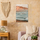 Ericeira, Portugal – World Surfing Reserve nördlich von Lissabon mit Reefbreaks wie Coxos und Ribeira d'Ilhas. Kunstdruck auf Acrylglas.