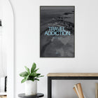 Fuerteventura, Spanien – Kanareninsel mit Vulkangestein-Reefbreaks im Norden und ganzjährig konstantem Atlantik-Swell. Poster im Metallrahmen.