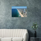 Gold Coast, Australien – Queensland-Küste mit Superbank Pointbreaks wie Snapper Rocks und Kirra. Poster.