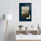 Ericeira, Portugal – World Surfing Reserve nördlich von Lissabon mit Reefbreaks wie Coxos und Ribeira d'Ilhas. Kunstdruck auf Holz.