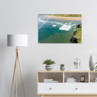 Bundoran, Irland – Atlantik-Surfspot in der Grafschaft Donegal mit Reefbreak The Peak und kaltem Wasser. Kunstdruck auf Acrylglas.