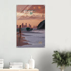 Gold Coast, Australien – Queensland-Küste mit Superbank Pointbreaks wie Snapper Rocks und Kirra. Kunstdruck auf Acrylglas.