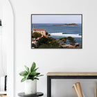 Mundaka, Spanien – Linke Flussmündungswelle im Baskenland, eine der längsten Barrels Europas. Poster im Metallrahmen.