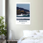 Mundaka, Spanien – Linke Flussmündungswelle im Baskenland, eine der längsten Barrels Europas. Kunstdruck auf Alu-Dibond.