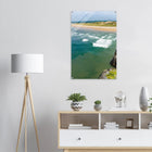 Bundoran, Irland – Atlantik-Surfspot in der Grafschaft Donegal mit Reefbreak The Peak und kaltem Wasser. Kunstdruck auf Acrylglas.