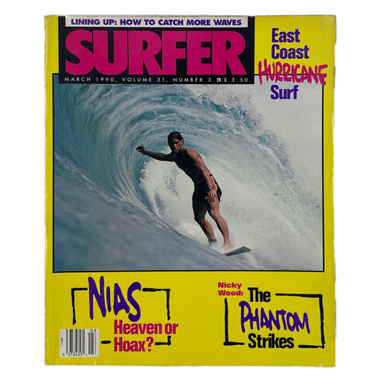 SURFER Magazin März 1990 – Nias, Hurricane Surf & Phantom Strikes