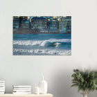 Bondi Beach, Australien – Ikonischer Stadtstrand im Osten Sydneys mit klassischem Beachbreak und Surfkultur-Geschichte. Kunstdruck auf Alu-Dibond.