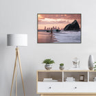 Gold Coast, Australien – Queensland-Küste mit Superbank Pointbreaks wie Snapper Rocks und Kirra. Poster im Metallrahmen.