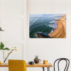 Capbreton, Frankreich – Hafenstadt an der französischen Atlantikküste mit Gouf-Canyon vor der Küste und kräftigen Beachbreaks. Kunstdruck auf Acrylglas.