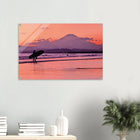 Shonan, Japan – Surfregion an der Sagami-Bucht südwestlich von Tokio, Wiege des japanischen Wellenreitens. Kunstdruck auf Acrylglas.