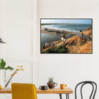 Arugam Bay, Sri Lanka – Rechter Pointbreak an der Ostküste Sri Lankas mit langer Saison von Mai bis September. Poster im Metallrahmen.