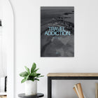 Fuerteventura, Spanien – Kanareninsel mit Vulkangestein-Reefbreaks im Norden und ganzjährig konstantem Atlantik-Swell. Kunstdruck auf Alu-Dibond.
