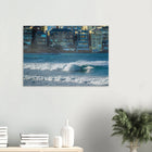 Bondi Beach, Australien – Ikonischer Stadtstrand im Osten Sydneys mit klassischem Beachbreak und Surfkultur-Geschichte. Poster.