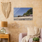 Padang Padang, Bali (Indonesien) – Linker Reefbreak auf der Bukit-Halbinsel, bekannt als balinesisches Pipeline-Pendant. Kunstdruck auf Acrylglas.