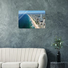 Gold Coast, Australien – Queensland-Küste mit Superbank Pointbreaks wie Snapper Rocks und Kirra. Kunstdruck auf Acrylglas.