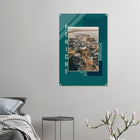 Peniche, Portugal – Halbinsel mit Supertubos-Beachbreak, Austragungsort der WSL Meo Rip Curl Pro Portugal. Kunstdruck auf Acrylglas.