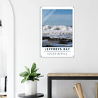 Jeffreys Bay, Südafrika – Supertubes-Pointbreak am Indischen Ozean, Austragungsort der WSL Corona Open J-Bay. Kunstdruck auf Acrylglas.