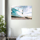 Hossegor, Frankreich – Beachbreak-Hotspot in den Landes, Austragungsort der WSL-Quiksilver-Pro-Wettkämpfe. Kunstdruck auf Acrylglas.
