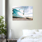 Hossegor, Frankreich – Beachbreak-Hotspot in den Landes, Austragungsort der WSL-Quiksilver-Pro-Wettkämpfe. Poster.