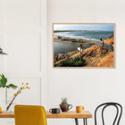 Arugam Bay, Sri Lanka – Rechter Pointbreak an der Ostküste Sri Lankas mit langer Saison von Mai bis September. Poster im Galerie-Holzrahmen.