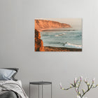 Ericeira, Portugal – World Surfing Reserve nördlich von Lissabon mit Reefbreaks wie Coxos und Ribeira d'Ilhas. Poster.