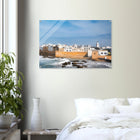 Essaouira, Marokko – Windumtoste Hafenstadt am Atlantik mit Medina-Kulisse und beständigen Wind- und Wellenbedingungen. Kunstdruck auf Acrylglas.