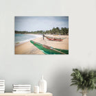 Arugam Bay, Sri Lanka – Rechter Pointbreak an der Ostküste Sri Lankas mit langer Saison von Mai bis September. Poster.