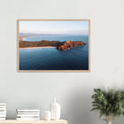 Byron Bay, Australien – Östlichster Punkt Australiens mit langen Pointbreaks und entspanntem Longboard-Flair. Poster im Galerie-Holzrahmen.
