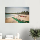 Arugam Bay, Sri Lanka – Rechter Pointbreak an der Ostküste Sri Lankas mit langer Saison von Mai bis September. Kunstdruck auf Holz.