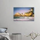 Biarritz, Frankreich – Mondäner Surfort am baskischen Atlantik, Wiege des europäischen Wellenreitens seit den 1950er-Jahren. Kunstdruck auf Alu-Dibond.