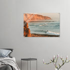 Ericeira, Portugal – World Surfing Reserve nördlich von Lissabon mit Reefbreaks wie Coxos und Ribeira d'Ilhas. Kunstdruck auf Acrylglas.