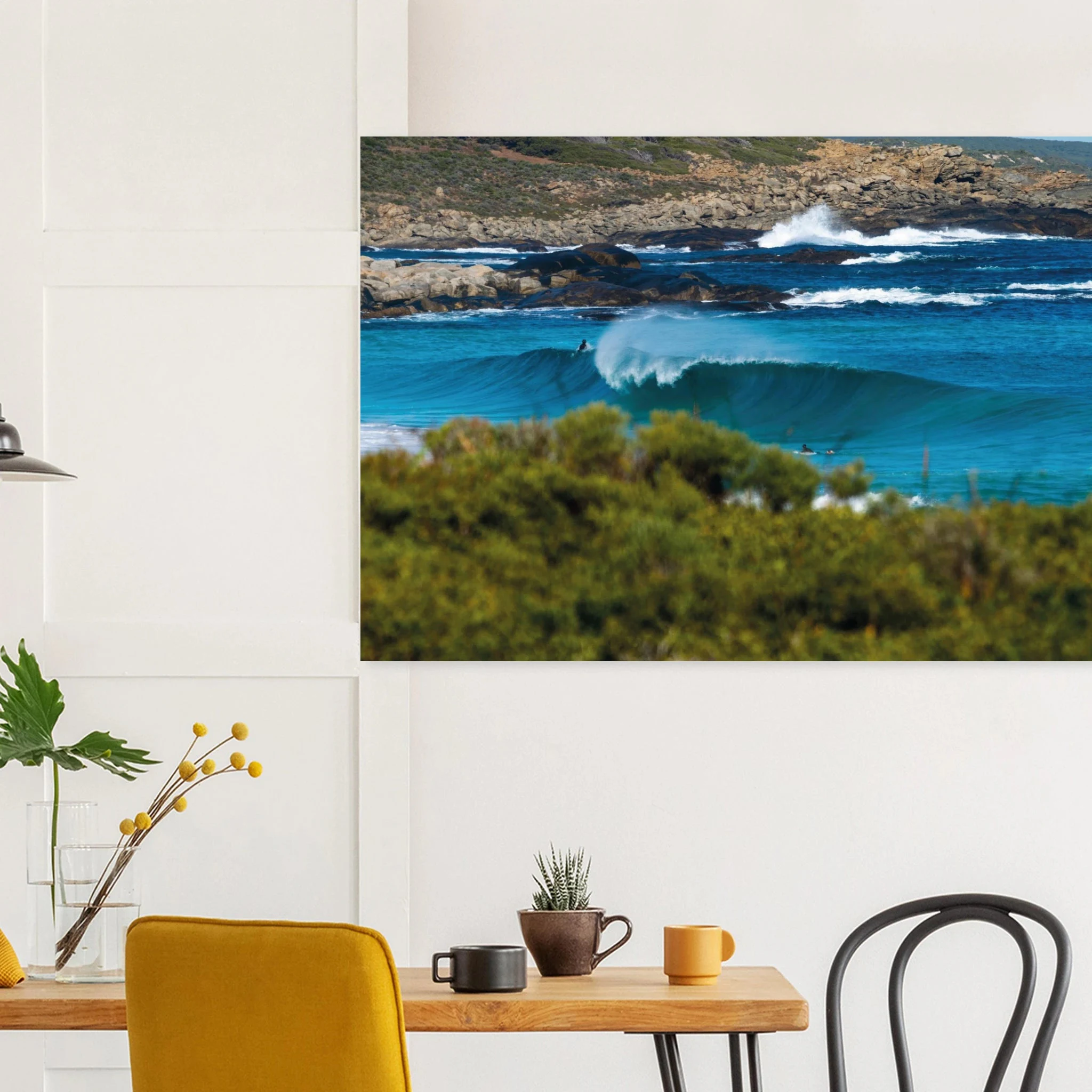 Margaret River, Australien – Westaustralische Region mit kräftigen Reefbreaks und mehreren Hai-relevanten Spots. Poster.