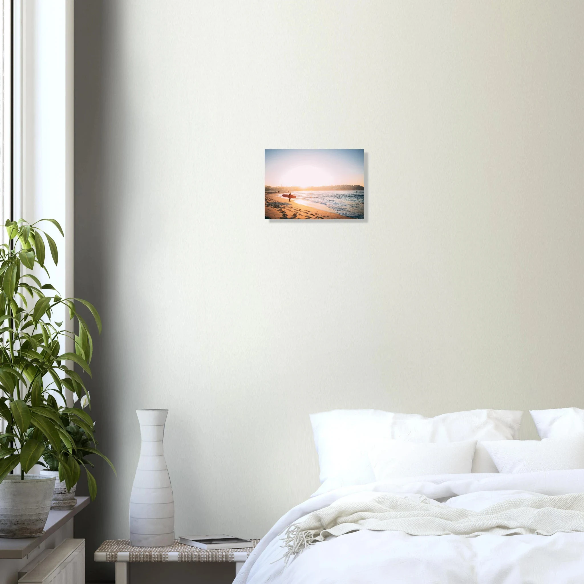 Capbreton, Frankreich – Hafenstadt an der französischen Atlantikküste mit Gouf-Canyon vor der Küste und kräftigen Beachbreaks. Poster.