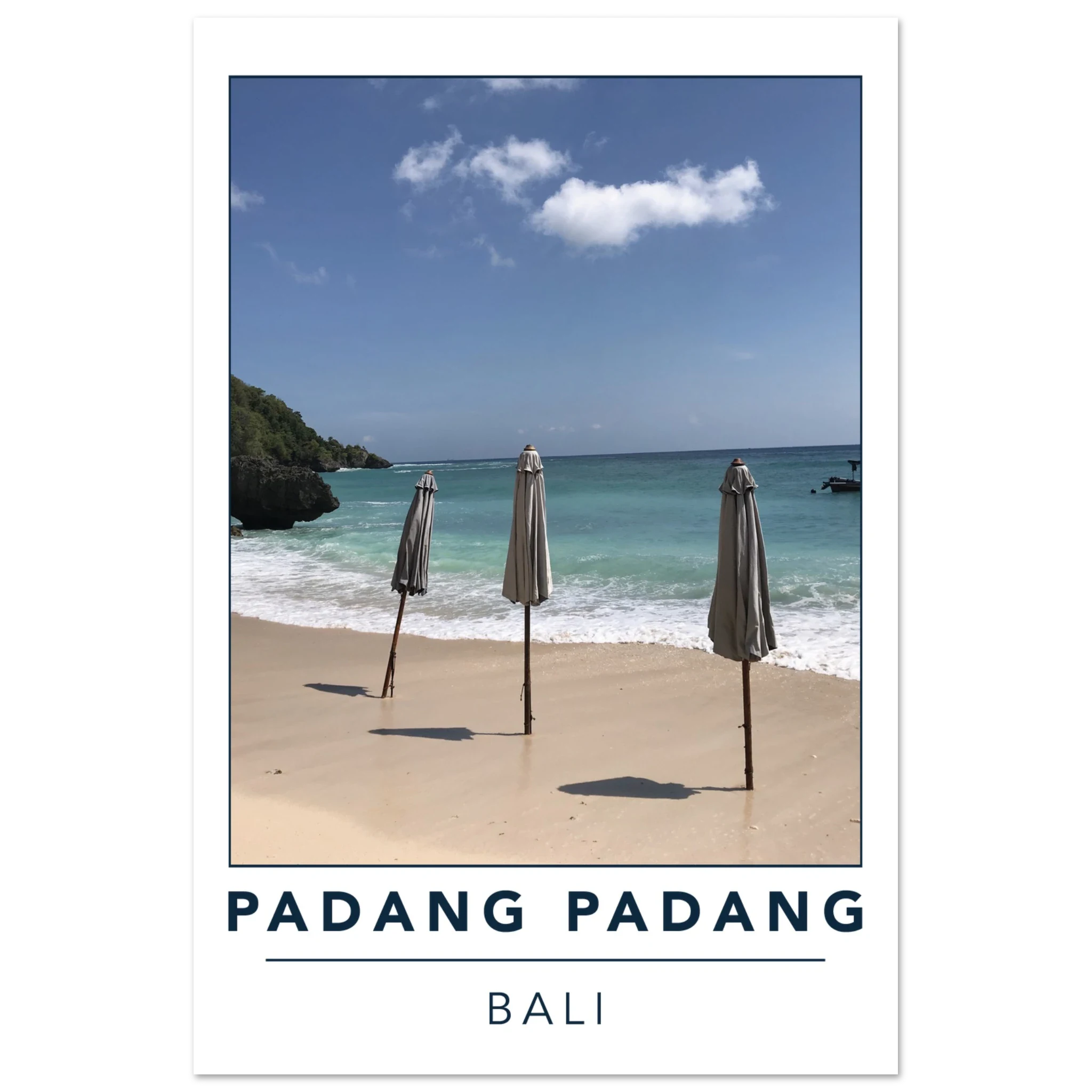 Padang Padang, Bali (Indonesien) – Linker Reefbreak auf der Bukit-Halbinsel, bekannt als balinesisches Pipeline-Pendant. Kunstdruck auf Alu-Dibond.