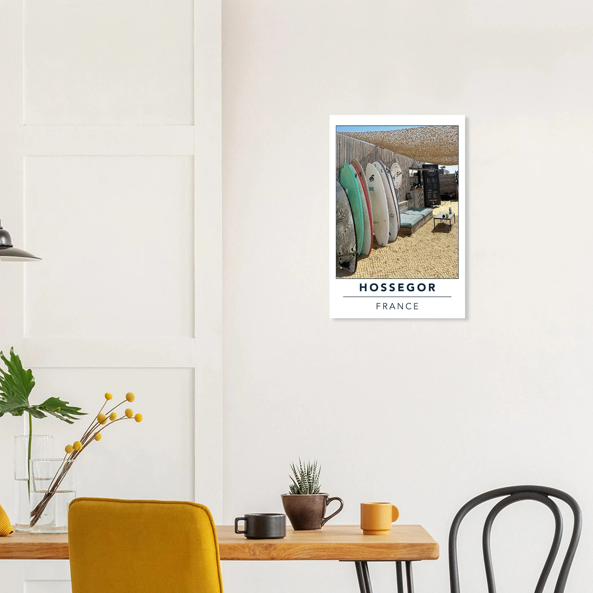 Hossegor, Frankreich – Beachbreak-Hotspot in den Landes, Austragungsort der WSL-Quiksilver-Pro-Wettkämpfe. Poster.