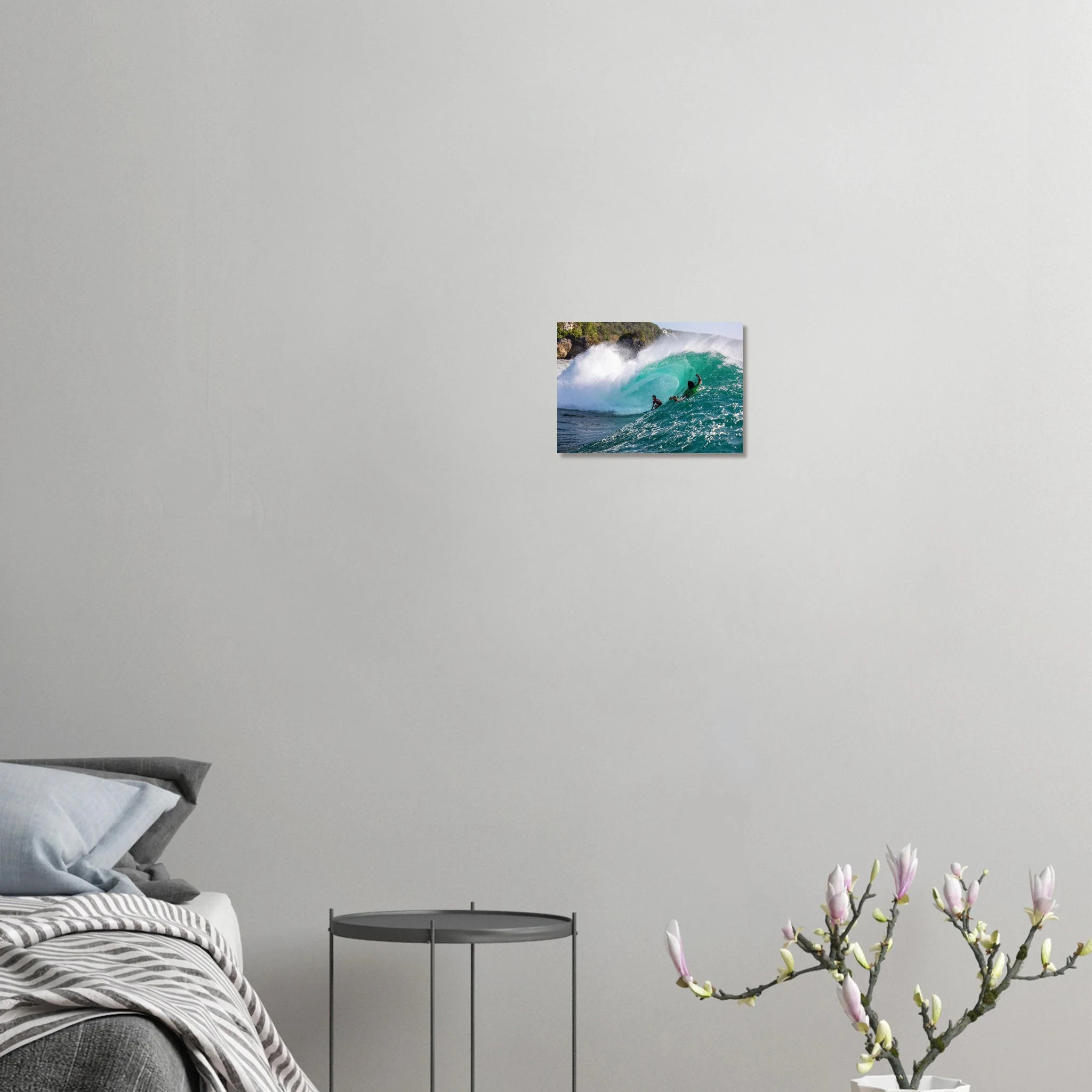 Padang Padang, Bali (Indonesien) – Linker Reefbreak auf der Bukit-Halbinsel, bekannt als balinesisches Pipeline-Pendant. Poster.