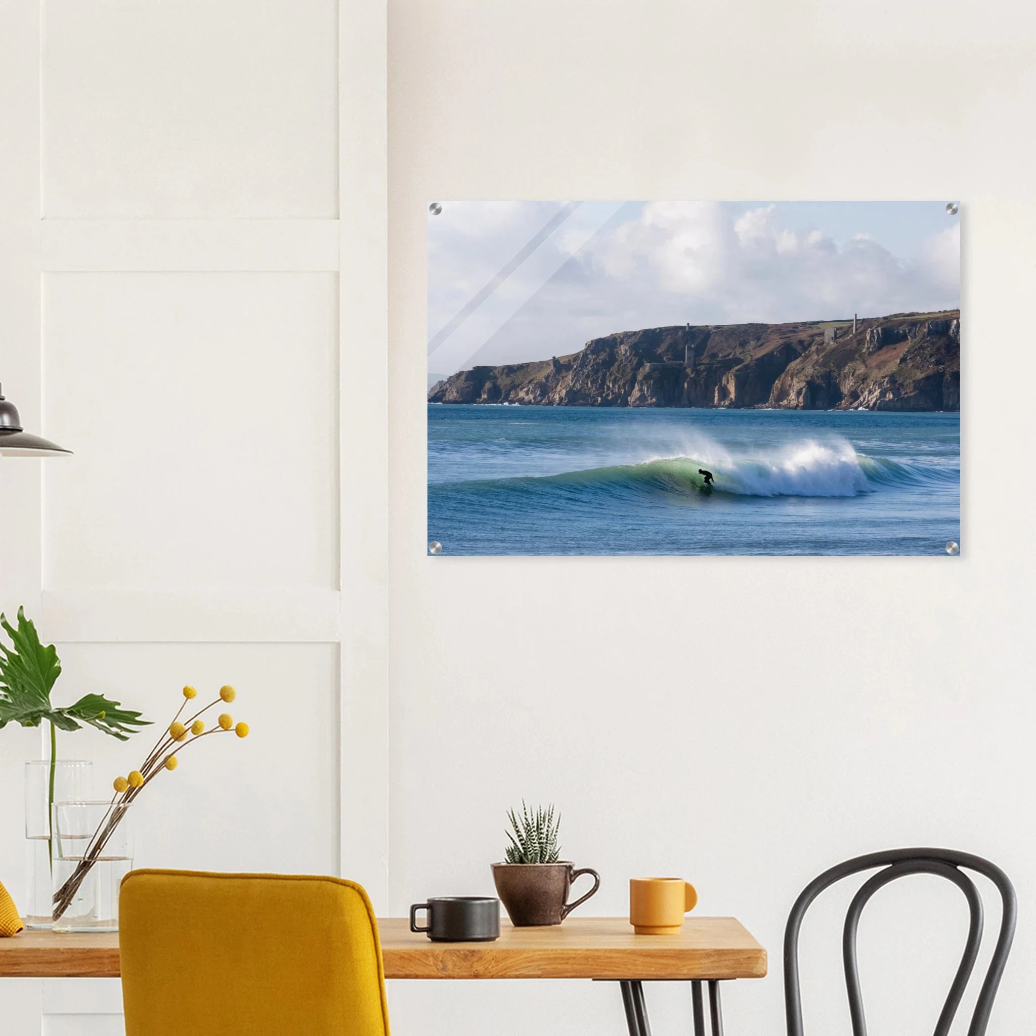 Newquay, England – Surfhauptstadt Cornwalls mit Fistral Beach und britischer Boardriders-Tradition. Kunstdruck auf Acrylglas.