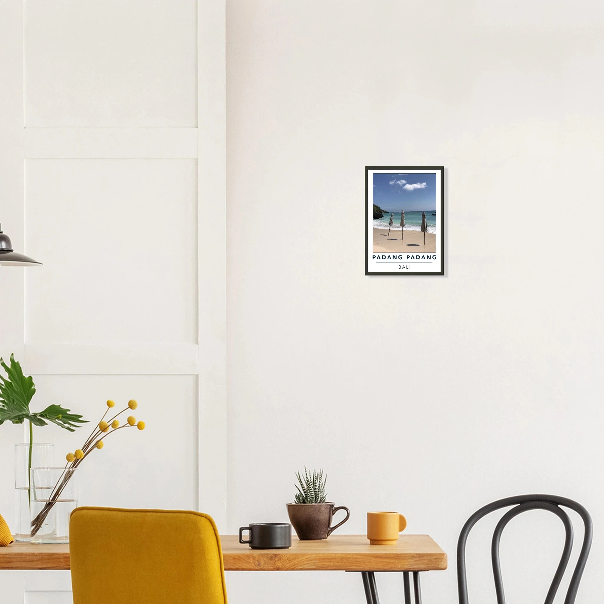 Padang Padang, Bali (Indonesien) – Linker Reefbreak auf der Bukit-Halbinsel, bekannt als balinesisches Pipeline-Pendant. Poster im Metallrahmen.