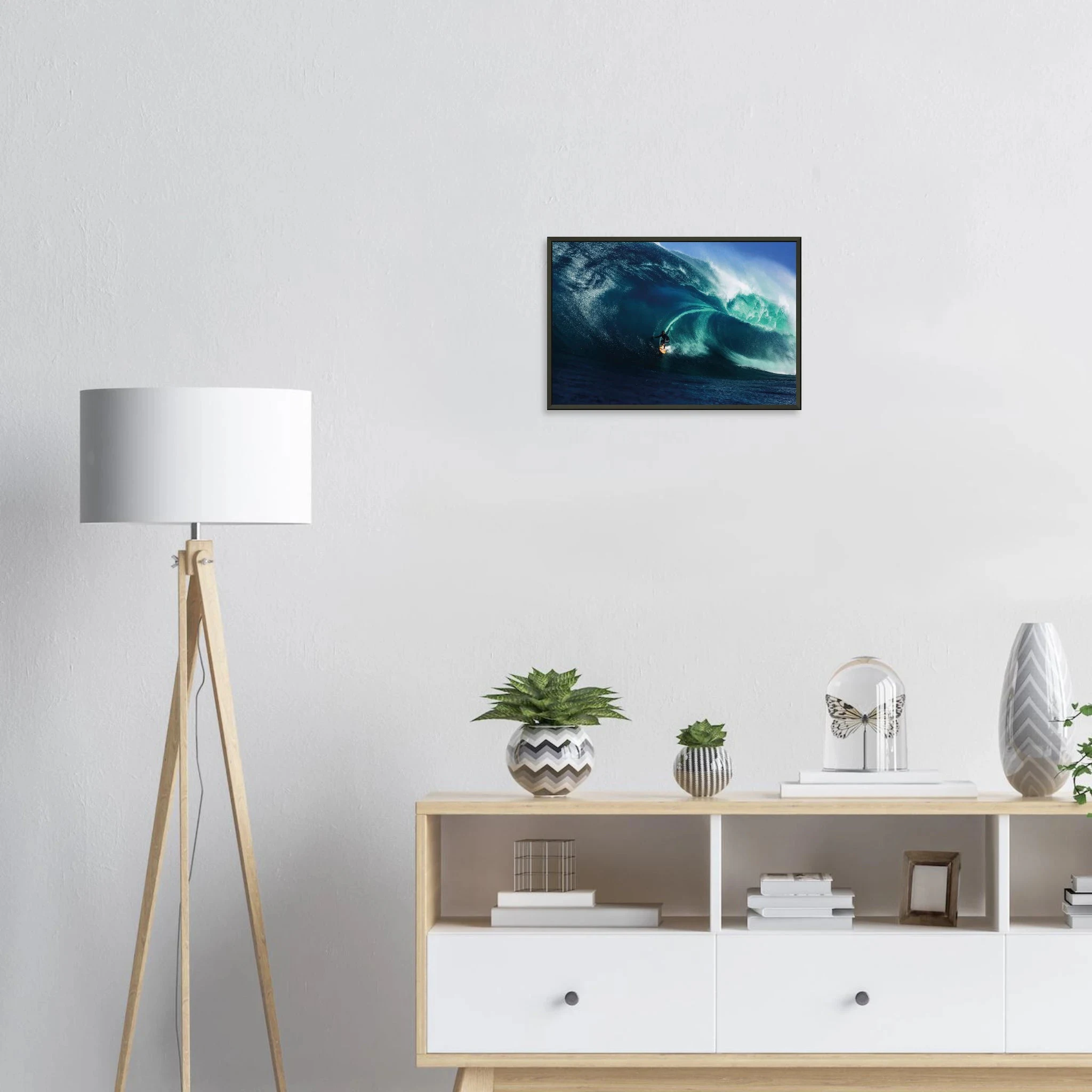 Margaret River, Australien – Westaustralische Region mit kräftigen Reefbreaks und mehreren Hai-relevanten Spots. Poster im Metallrahmen.