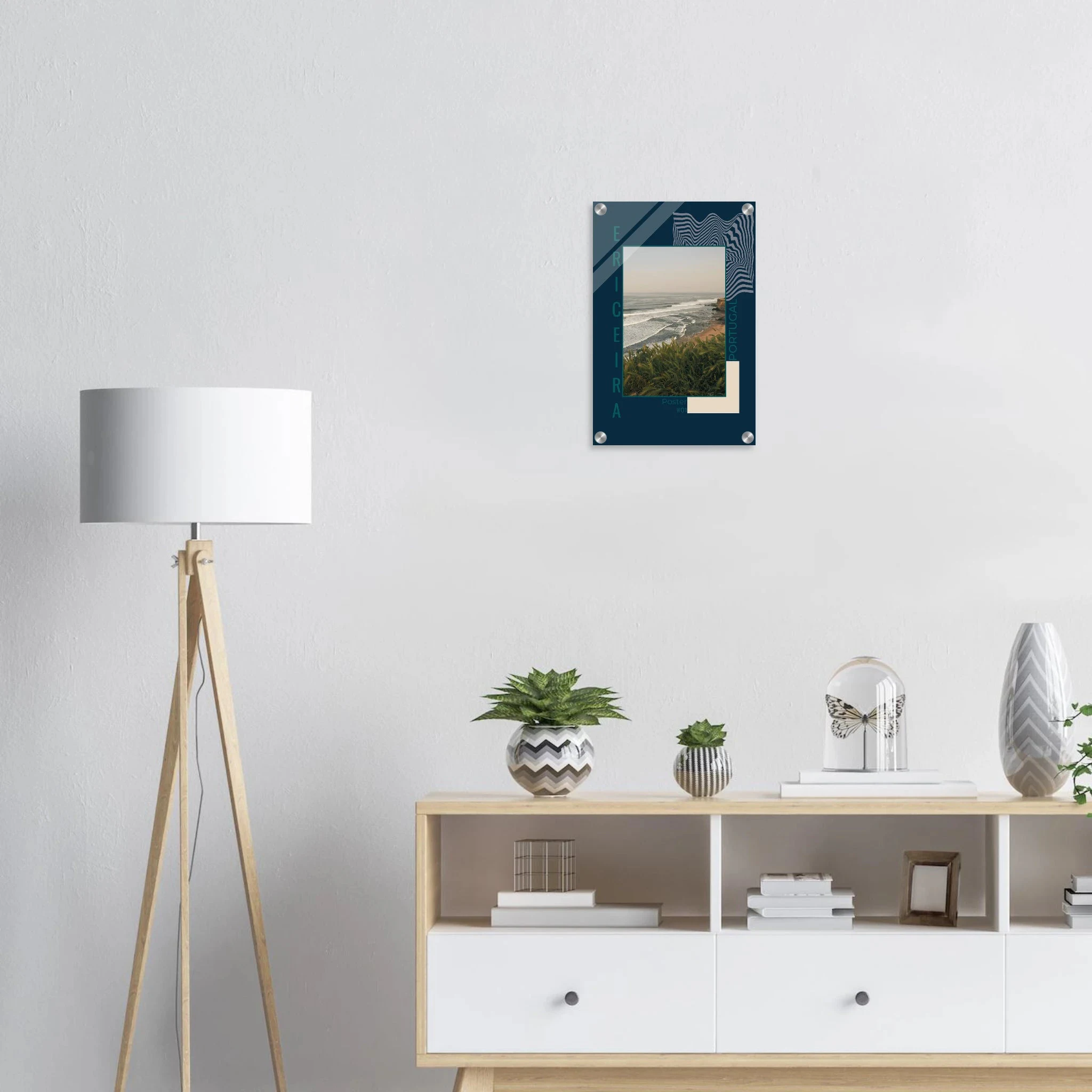 Ericeira, Portugal – World Surfing Reserve nördlich von Lissabon mit Reefbreaks wie Coxos und Ribeira d'Ilhas. Kunstdruck auf Acrylglas.